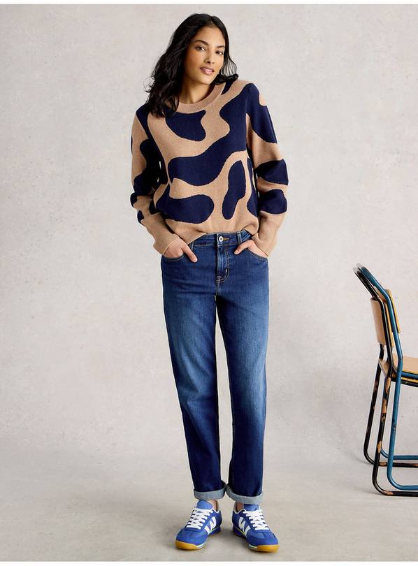 WHITE STUFF KATIE ABSTRACT JUMPER 16